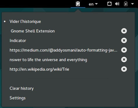 Gnome Shell Extensions