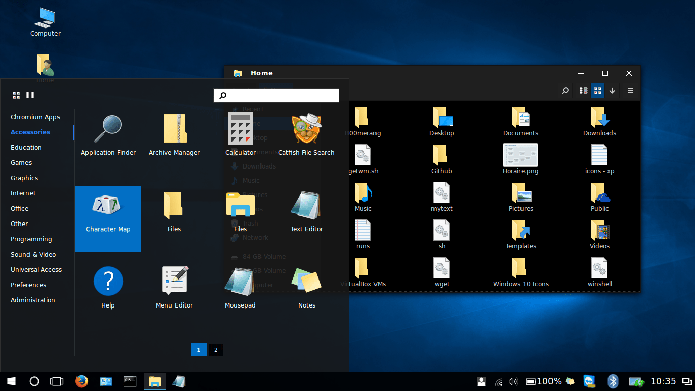 Windows 10 GTK theme