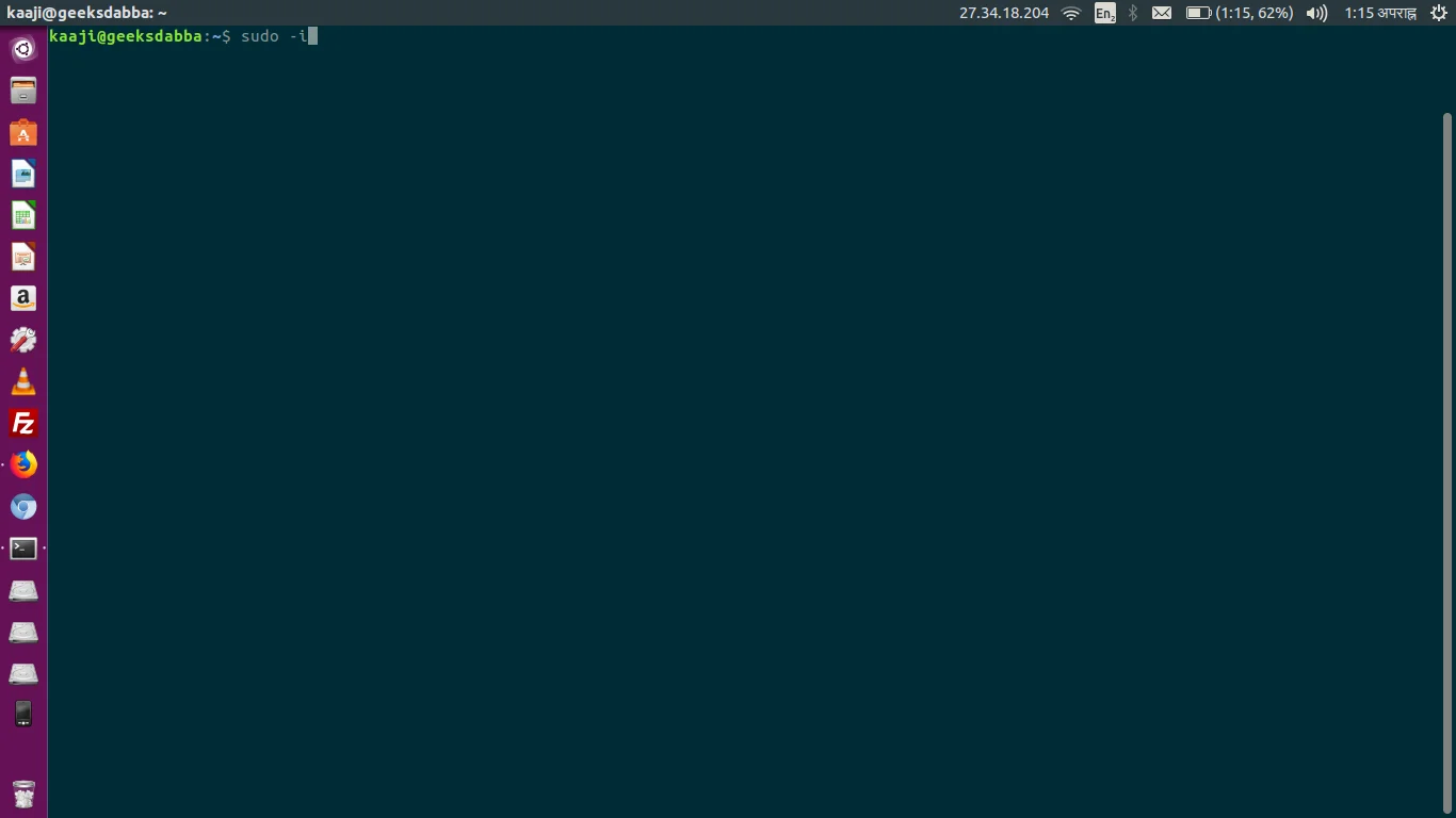 enable root account