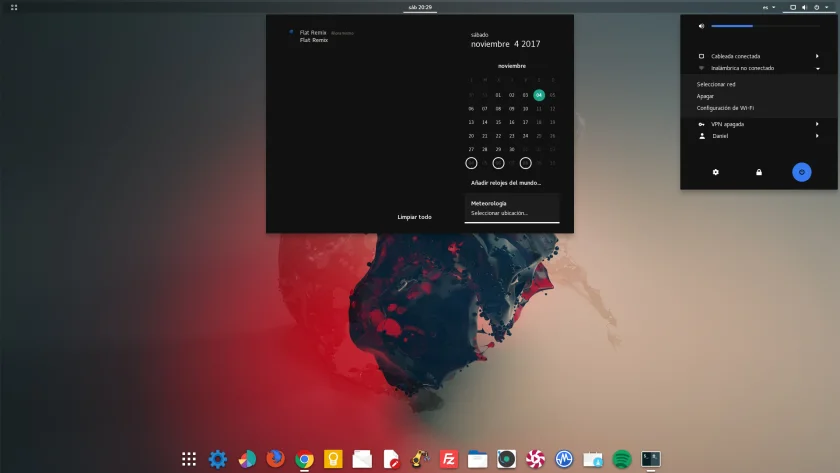 Instal flat remix gnome