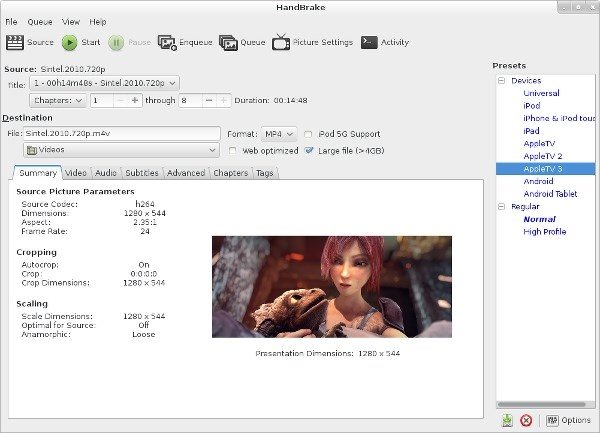 How to Install Handbrake Video Transcoder In Ubuntu