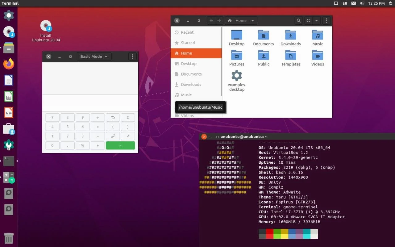 Ubuntu Unity Remix 20.04 LTS