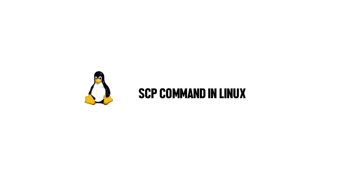 How To Use SCP Command To Securely Transfer Files