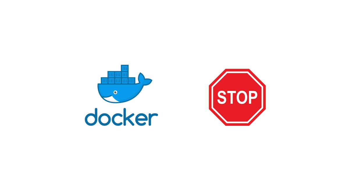 Docker Stop Container Commands Examples Technology News Information 