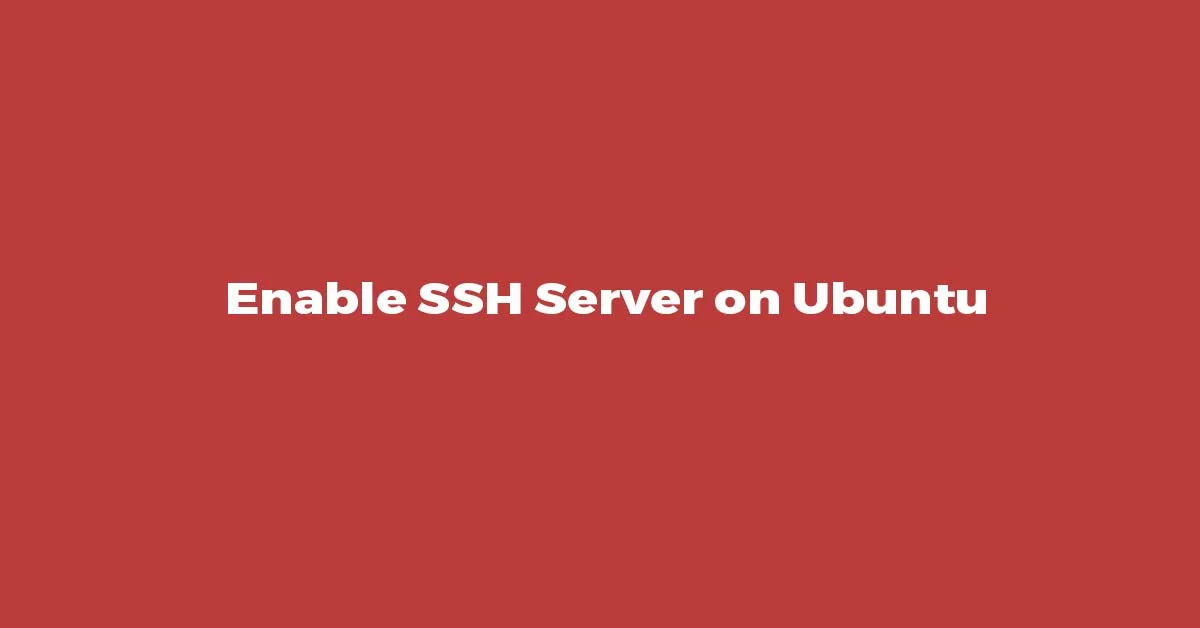 Fix sudo apt-get install openssh-server not working error : Enable SSH Server on Ubuntu