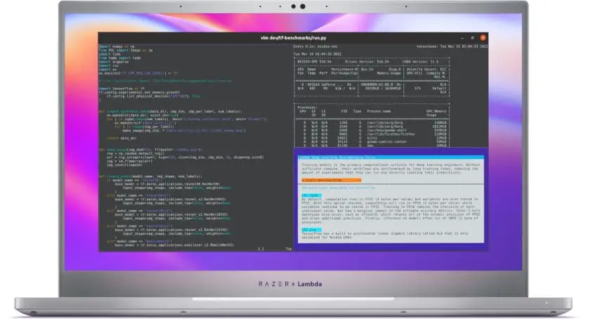 Razer x Lambda Tensorbook Powered By Ubuntu - Full Specifications & Price
