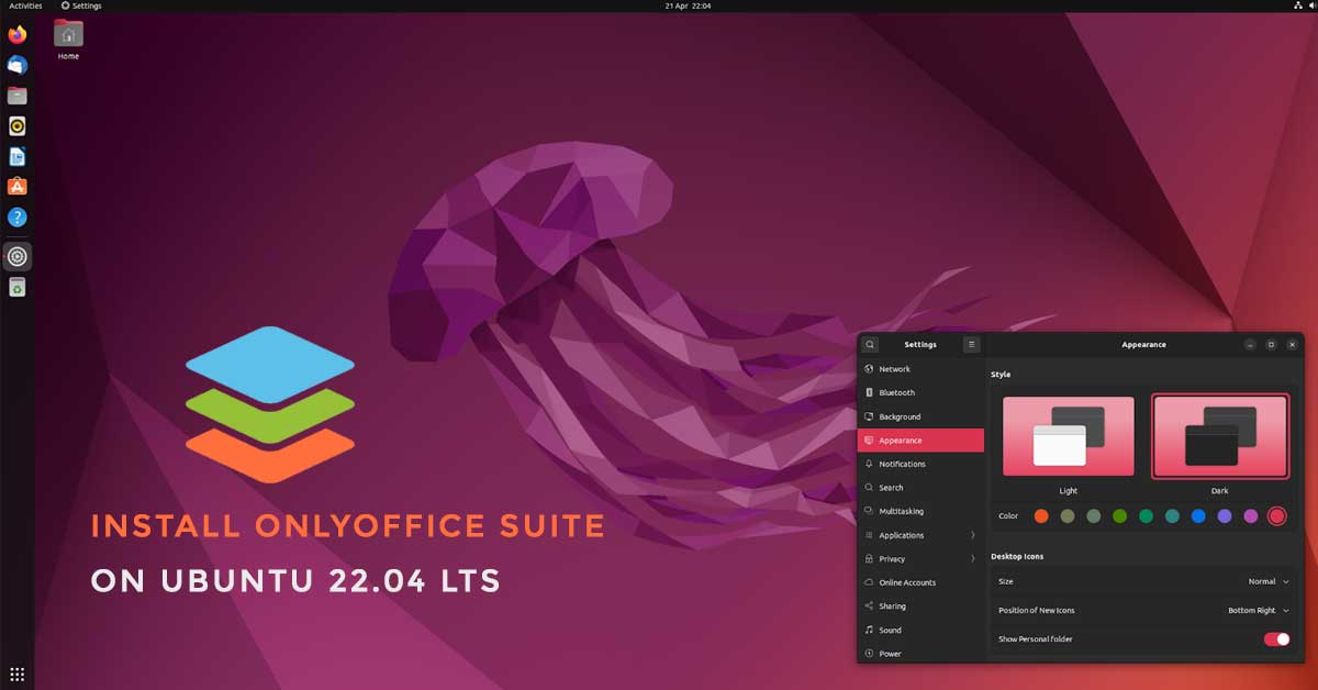 How To install OnlyOffice Suite On Ubuntu 22.04 LTS