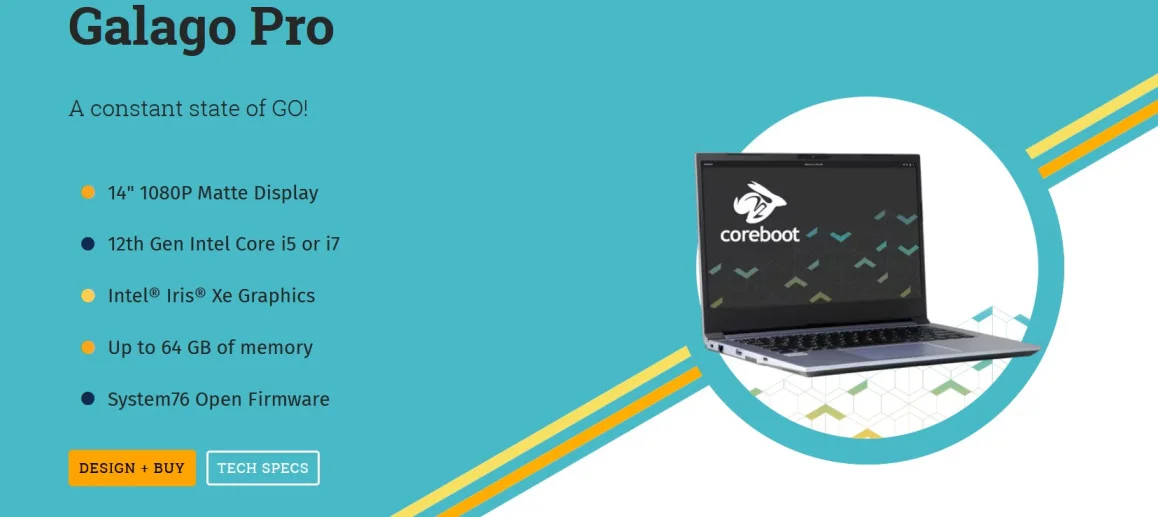 System76 Galago Pro Linux Laptop: Price & Specification