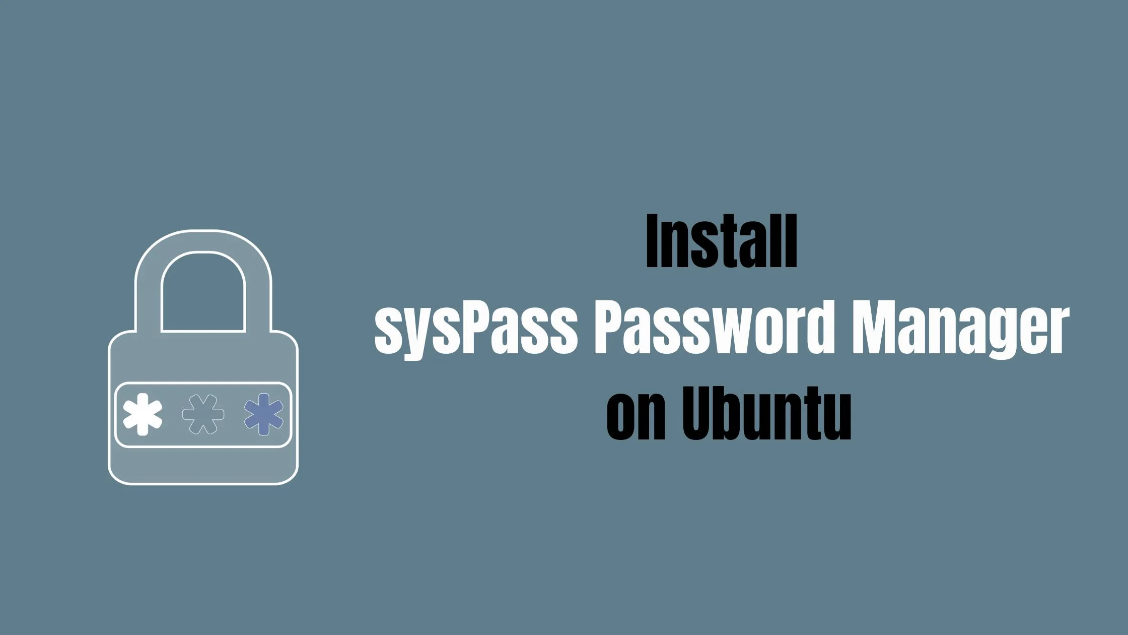 How to Install sysPass Password Manager on Ubuntu