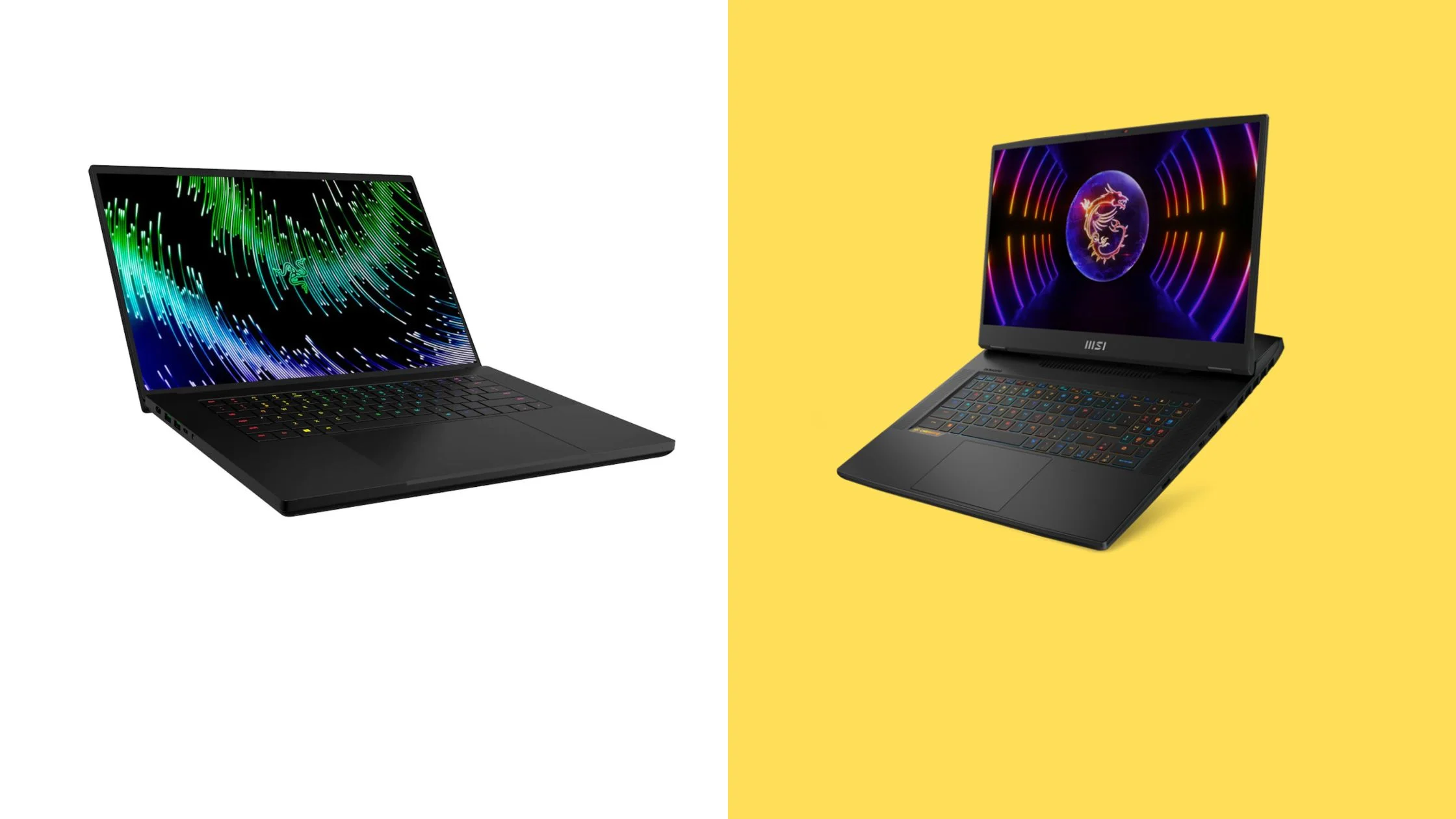 MSI Titan GT77 HX 13V Vs Razer Blade 16 Early 2023