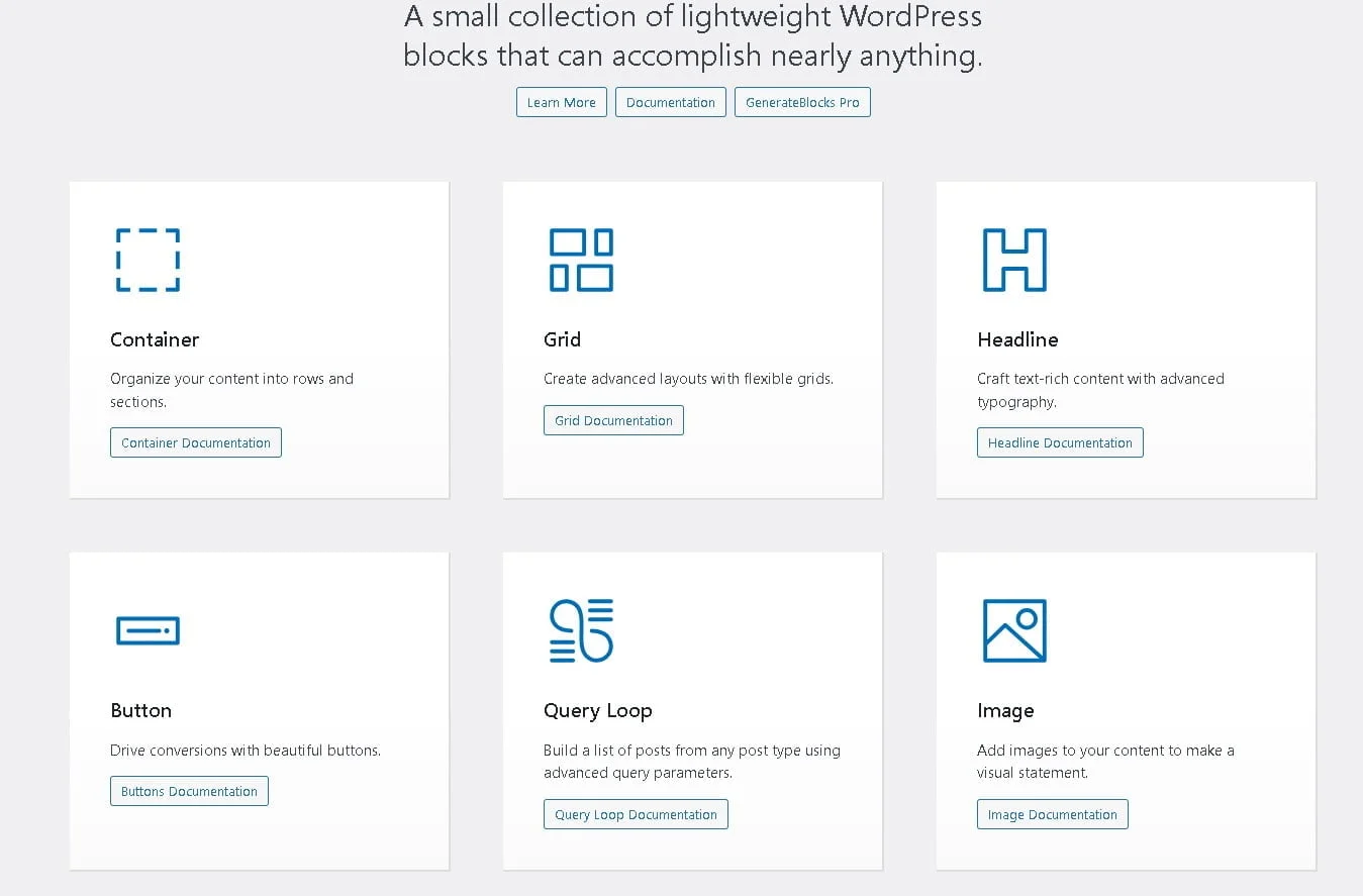 WordPress | Your site doesn’t include support for the “generateblocks/container” block   GenerateBlocks Plugin